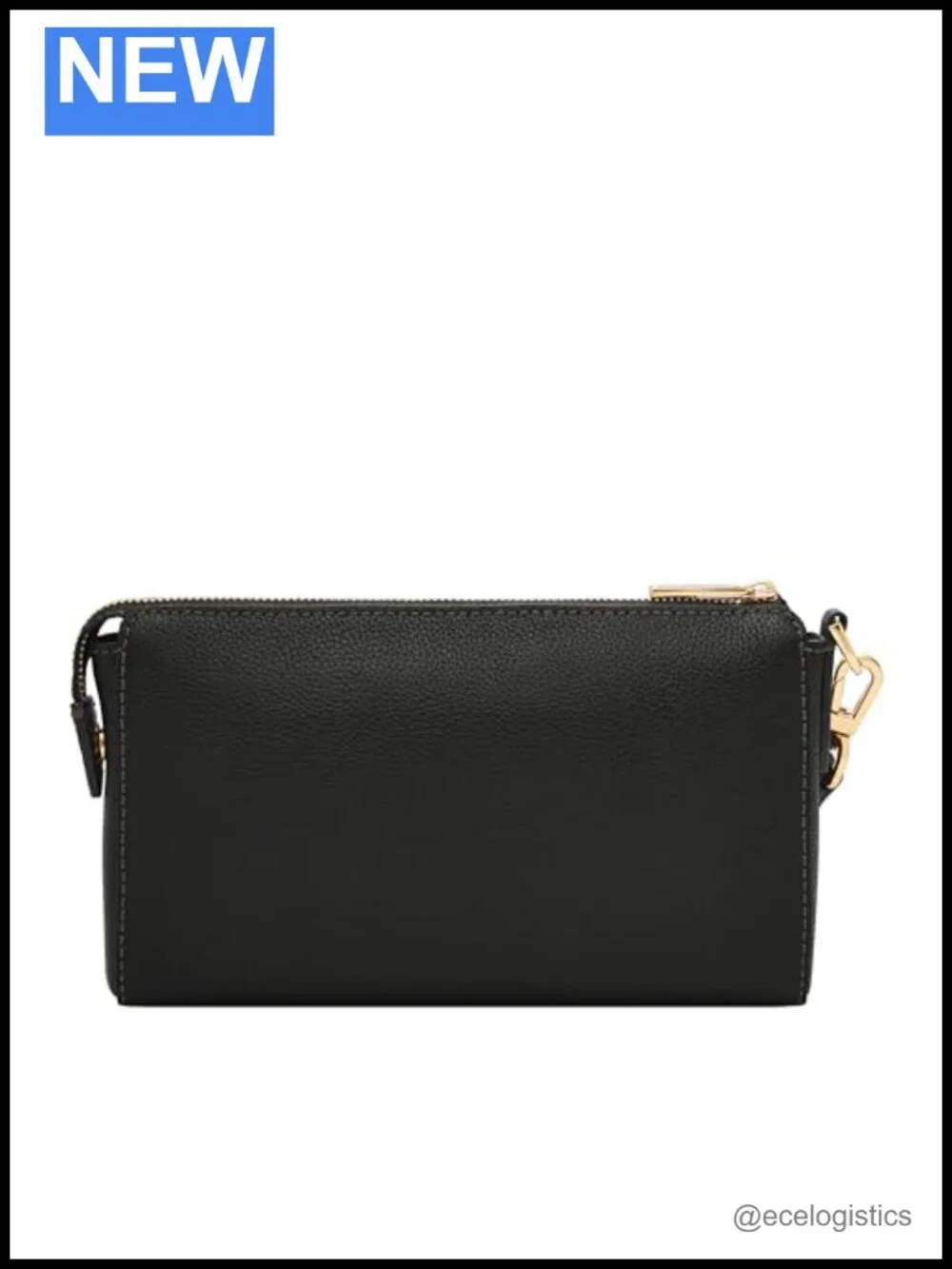 Genuine Leather Wristlet Pouch with Credit Card Slots
